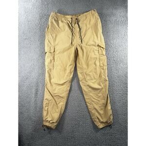 Lckr Pants Men XL Cargo Elastic‎ Drawstring Waist Parajumper Utility Nylon